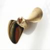 PROPELLER 472 Bronze Prop 1/4" Shaft 2 Blade 72mm Diameter 26cc RC Boat RC#88 view 2