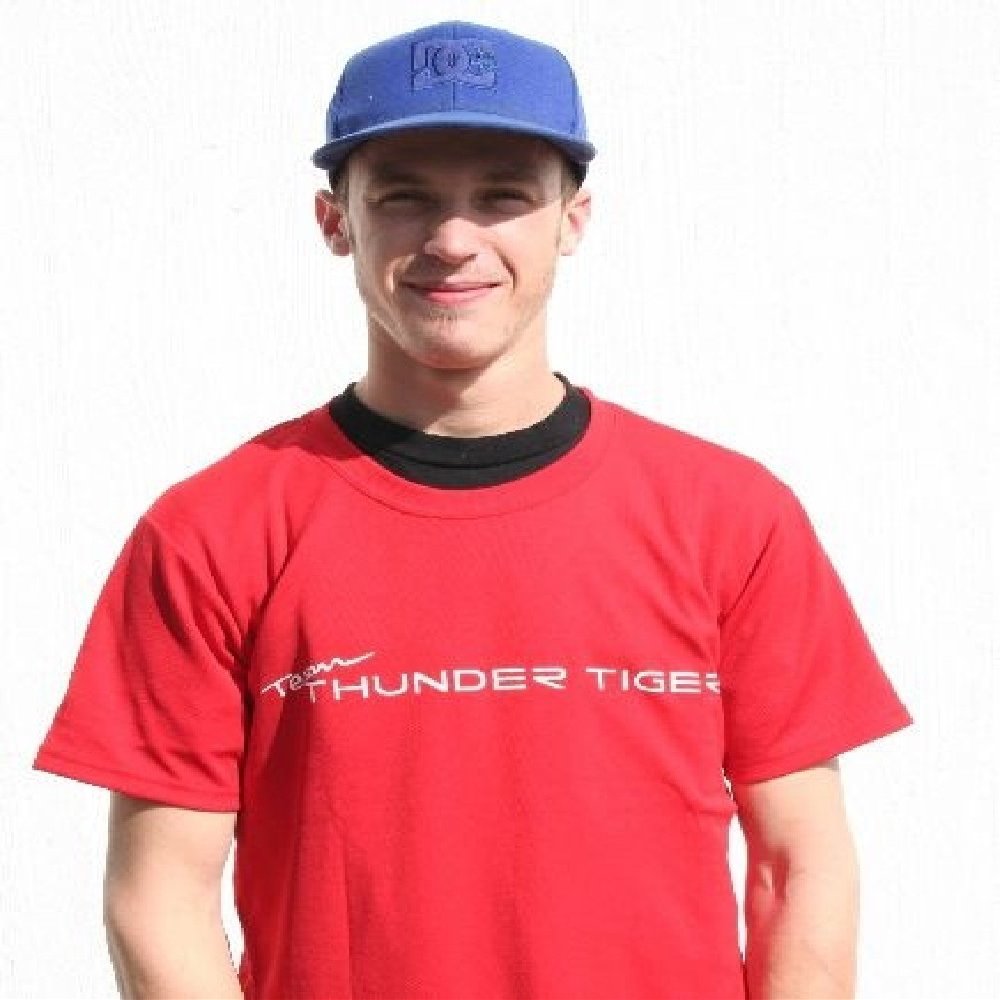 1316-S Thunder Tiger T-Shirt TT Rock Your World, Rot, Gre S TRA^