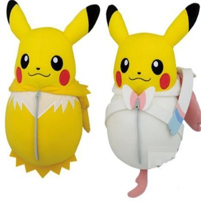 Pokemon Pikachu sleeping bag collection huge stuffed Sanders Ninfia whole set of 2