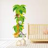 Ambiance Sticker Stickers Children | Wall Decal Jungle Animals Wall Decoration Kids Room - 145x 60 cm view 2