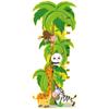 Ambiance Sticker Stickers Children | Wall Decal Jungle Animals Wall Decoration Kids Room - 145x 60 cm view 3