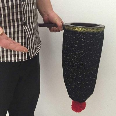 Stage Magic Tricks Change Bag - Repeat - Large (The Stars and The Moon) Black