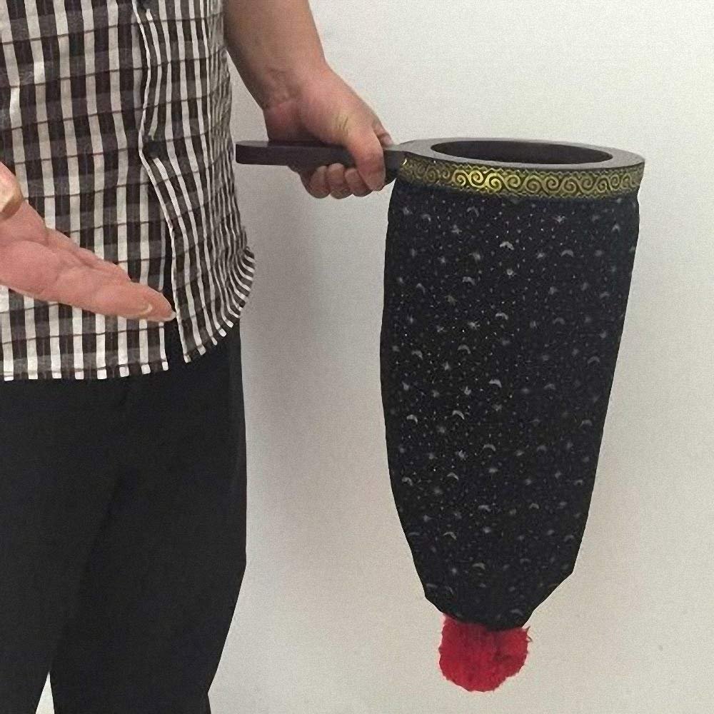 Stage Magic Tricks Change Bag - Repeat - Large (The Stars and The Moon) Black