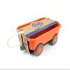 Green Toys Wagon, Orange - Pretend Play, Motor Skills, Kids Outdoor Toy Vehicle. No BPA, phthalates, PVC. Dishwasher Safe, Recycled Plastic, Made in USA. view 2