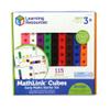 Learning Resources (UK Direct Account LSP4286-UK MathLink Activity Set, Set of 100 Cubes, Ages 3, Multicoloured, 23.5 x 22.3 x 3.3 Centimeters view 1