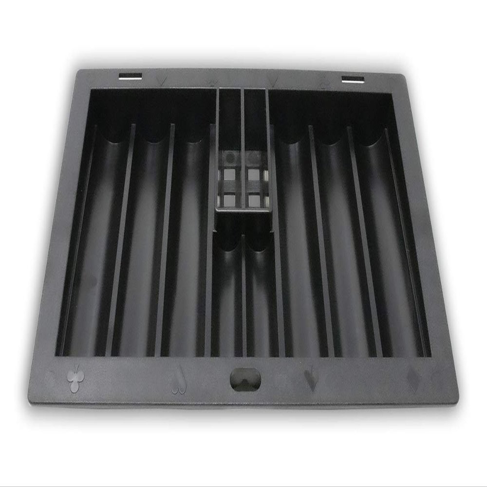 DA VINCI Plastic Poker, Blackjack, or Other Casino Table Dealer Chip Tray