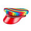 Boland 44724 Rainbow Rocker Hat, Multi-Coloured, standard size view 1
