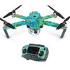 MightySkins Skin Compatible with DJI Mavic Pro Quadcopter Drone - Teal Marble | Protective, Durable, and Unique Vinyl Decal wrap Cover | Easy to Apply, Remove, and Change Styles | Made in The USA view 1