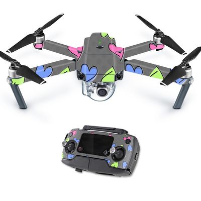 MightySkins Skin Compatible with DJI Mavic Pro Quadcopter Drone - Girly | Protective, Durable, and Unique Vinyl Decal wrap Cover | Easy to Apply, Remove, and Change Styles | Made in The USA