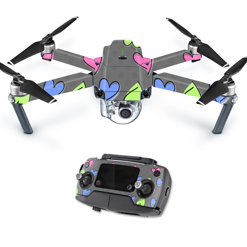 MightySkins Skin Compatible with DJI Mavic Pro Quadcopter Drone - Girly | Protective, Durable, and Unique Vinyl Decal wrap Cover | Easy to Apply, Remove, and Change Styles | Made in The USA
