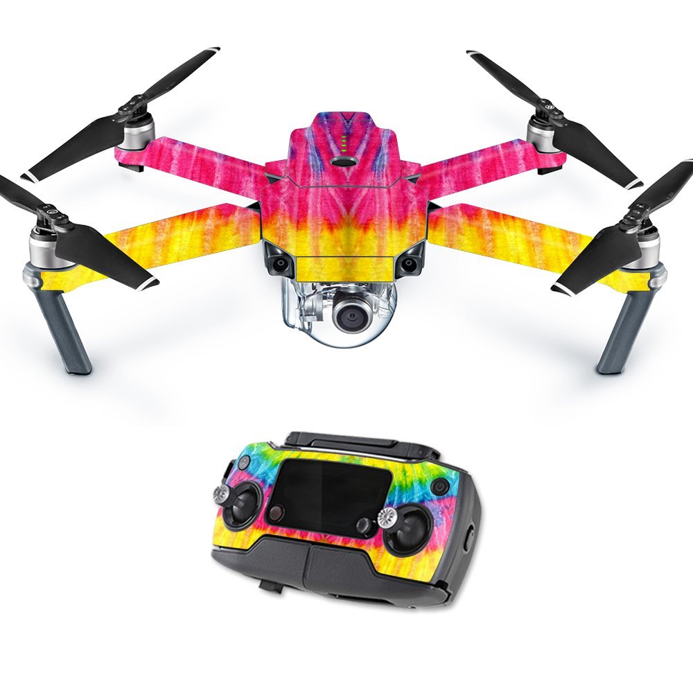 MightySkins Skin Compatible with DJI Mavic Pro Quadcopter Drone - Tie Dye 2 | Protective, Durable, and Unique Vinyl Decal wrap Cover | Easy to Apply, Remove, and Change Styles | Made in The USA