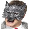 Smiffys Deluxe Big Bad Wolf Mask, Grey, Fairytale, Wings and Wands Fancy Fancy Dress, Storybook Character Dress Up Eye masks view 1