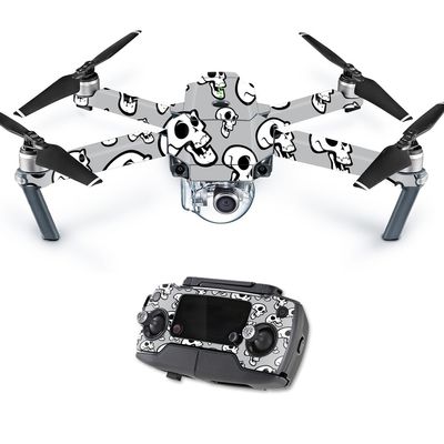 MightySkins Skin Compatible with DJI Mavic Pro Quadcopter Drone - Laughing Skulls | Protective, Durable, and Unique Vinyl Decal wrap Cover | Easy to Apply, Remove, and Change Styles | Made in The USA