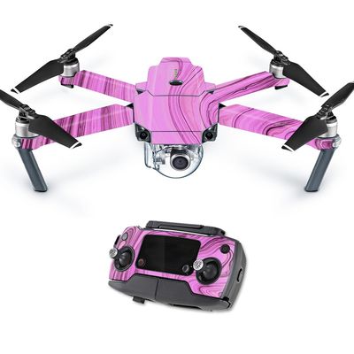 MightySkins Skin Compatible with DJI Mavic Pro Quadcopter Drone - Pink Thai Marble | Protective, Durable, and Unique Vinyl Decal wrap Cover | Easy to Apply, Remove | Made in The USA