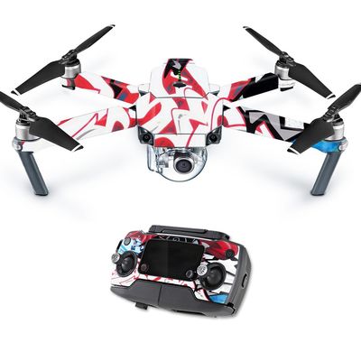MightySkins Skin Compatible with DJI Mavic Pro Quadcopter Drone - Graffiti Mash Up | Protective, Durable, and Unique Vinyl Decal wrap Cover | Easy to Apply, Remove | Made in The USA