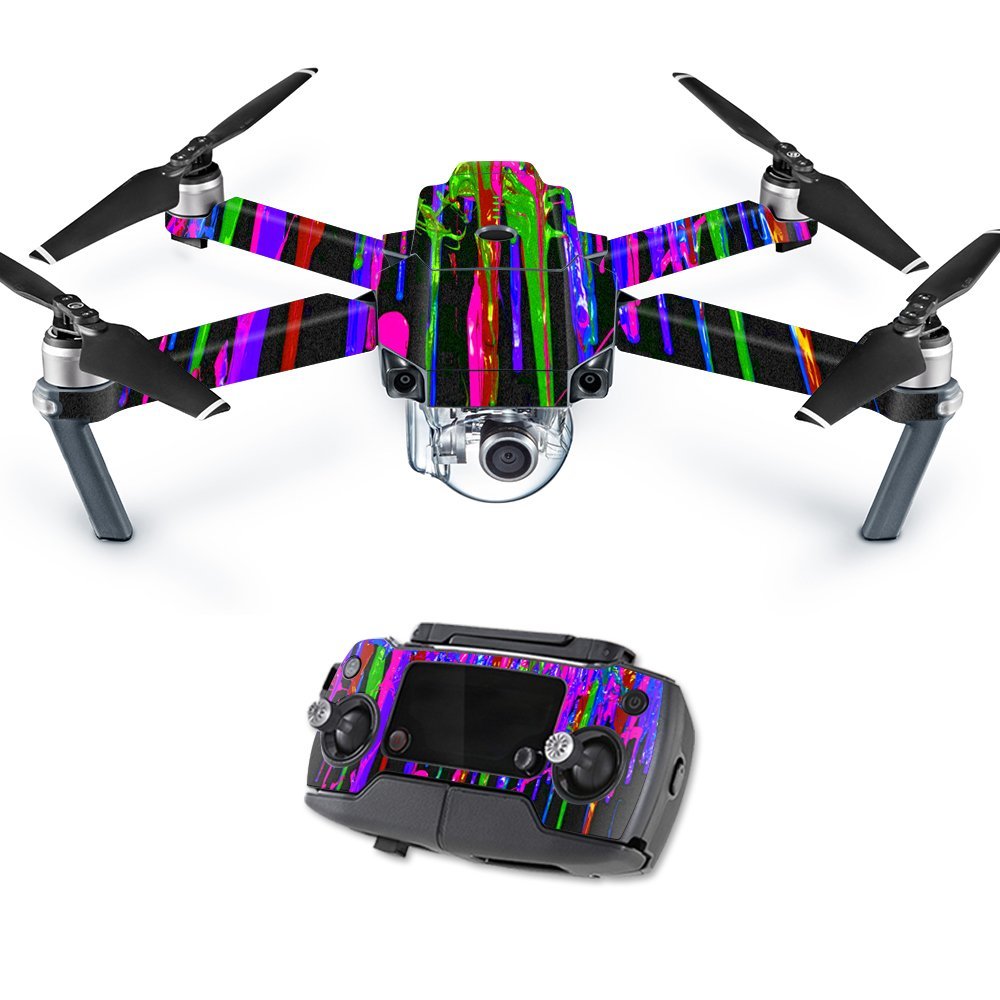 MightySkins Skin Compatible with DJI Mavic Pro Quadcopter Drone - Drips | Protective, Durable, and Unique Vinyl Decal wrap Cover | Easy to Apply, Remove, and Change Styles | Made in The USA