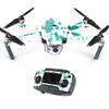 MightySkins Skin Compatible with DJI Mavic Pro Quadcopter Drone - Teal Splatter | Protective, Durable, and Unique Vinyl Decal wrap Cover | Easy to Apply, Remove, and Change Styles | Made in The USA view 1