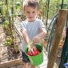Bigjigs Toys Green Children's Bucket - Steel Garden & Beach Bucket with Riveted Swivel Handle, Quality Outdoor Toys, Ideal Crabbing Bucket & Beach Toy view 2