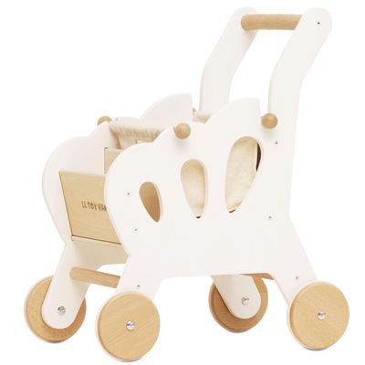Le Toy Van - Educational Wooden Toy Role Play Grocery Store Shopping Trolley | Boys Or Girls Pretend Play Supermarket Playset - for Ages 3+