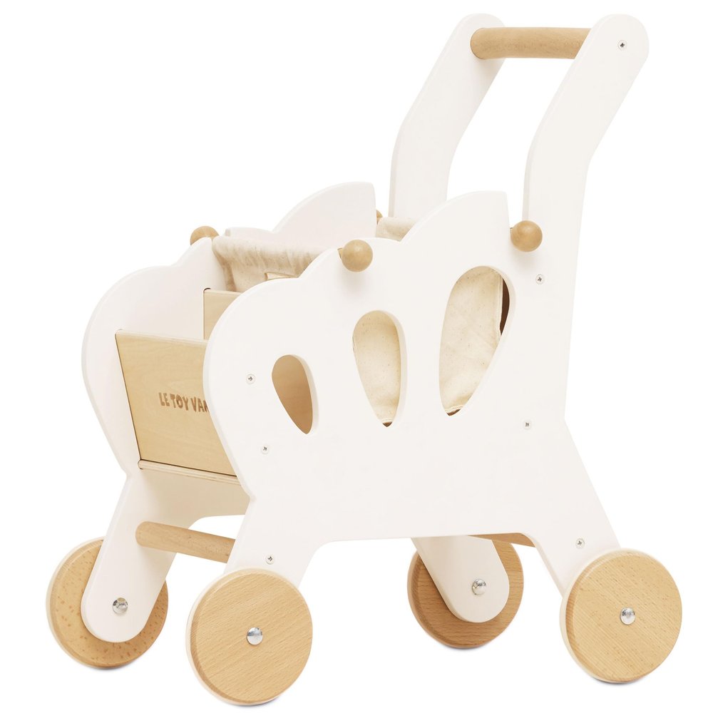 Le Toy Van - Educational Wooden Toy Role Play Grocery Store Shopping Trolley | Boys Or Girls Pretend Play Supermarket Playset - for Ages 3+