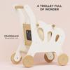 Le Toy Van - Educational Wooden Toy Role Play Grocery Store Shopping Trolley | Boys Or Girls Pretend Play Supermarket Playset - for Ages 3+ view 3