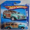 Hot Wheels 2010 HW GARAGE TEAL/TAN '40S WOODIE 5/10 view 1
