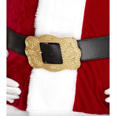 Smiffys 21422 Deluxe Santa Belt, Black, One Size