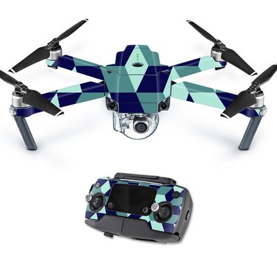 MightySkins Skin Compatible with DJI Mavic Pro Quadcopter Drone - Geo Tile | Protective, Durable, and Unique Vinyl Decal wrap Cover | Easy to Apply, Remove, and Change Styles | Made in The USA