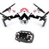 MightySkins Skin Compatible with DJI Mavic Pro Quadcopter Drone - Black Pink Chevron | Protective, Durable, and Unique Vinyl Decal wrap Cover | Easy to Apply, Remove | Made in The USA view 1