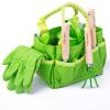 Bigjigs Toys Small 5 Piece Childrens Gardening Set with Bag, Garden Tools, Watering Can & Gardening Gloves - Fun Gardening for Kids, Quality Outdoor Toys view 4