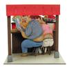 Sankei MP07-56 Studio Ghibli Mini Spirited Away Parents, Become a Pig, Non-Scale Paper Craft view 1