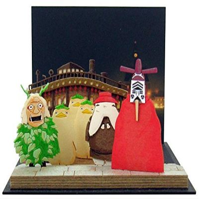 Sankei MP07-57 Studio Ghibli Mini Spirited Away Pier Pier Non-Scale Paper Craft