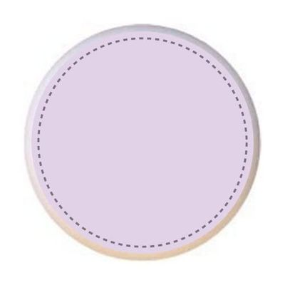 Light Purple from the Purple and Aqua Circles Collection - DECORATIVE Glossy CERAMIC Cupboard Cabinet PULLS Dresser Drawer KNOBS
