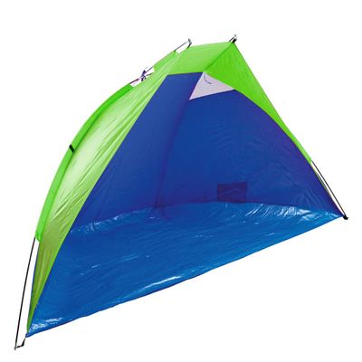 Idena Beach Shelter Tent Blue/Green, 270 x 120 x 120 cm