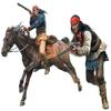 1/35 Master box Indian war Apache attack American indigenous soldier 2 figures & horse plastic MB35188 view 2