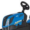 ROLLY TOYS rollyFarmtrac New Holland Tractor 601295 | Pedal Tractor with Motorised Bonnet to Open Seat Adjustment, Whisper Bicycle Tyre Chain Protector/3 Years, Blue, TV/GS geprft view 3