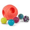 B. toys  Sensory Baby Toys Set with Textured Balls  6 Pieces Development Set with Large Ball & 5 Small Balls with Different Textures for Tactile Stimulation & Motor Skills Development, 6+ Months view 4