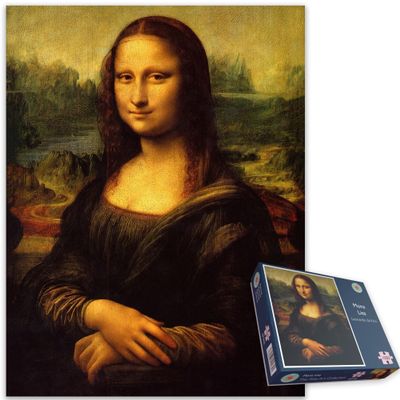 Mona Lisa by Leonardo da Vinci 1000 Piece Jigsaw Puzzle
