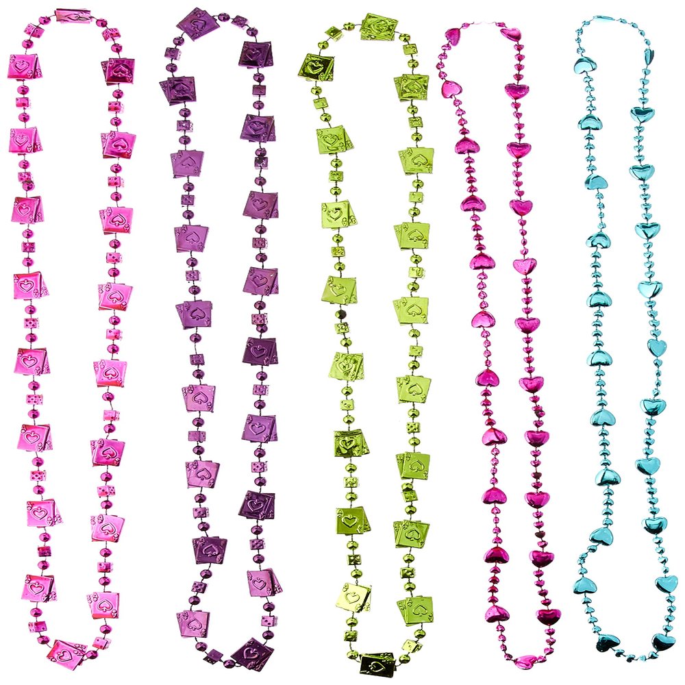 amscan Mad Tea Party Beaded Necklace (10ct)