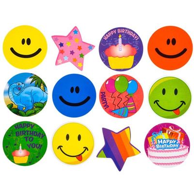 1000 Assorted Sticker Rolls RS-AST10