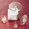 Creative Hobbies 1 Inch Round Clear Plastic Turntable for Wind Up Music Boxes, Pack of 18 view 2
