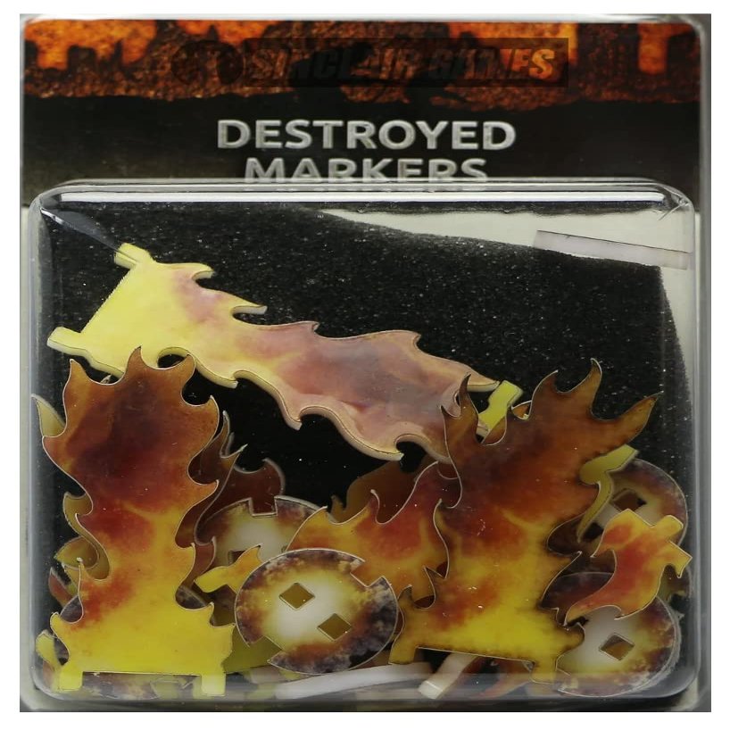 Destroyed Markers (x8)