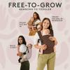 Baby Tula Cotton Free-to-Grow Baby Carrier - Adjustable, Comfortable, Newborn to Toddler Carrier - Ergonomic Fit for 7lbs to 45lbs - Back & Front Carry Options - Play (Yellow/Hearts) view 3