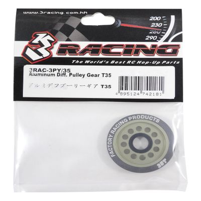 Aluminum Diff. Pulley Gear T35 / 3Racing / 3RAC-3PY/35