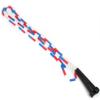 7 Foot Children's Jump Rope with Multi Color Plastic Segments (RED/WHITE/BLUE) view 2