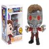 Funko POP! Guardians Of The Galaxy Vol 2: Star-Lord (CHASE) - Stylized Marvel Vinyl Bobble-Head Figure 198 NEW view 1