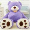 6.5 Feet Huge Giant Teddy Bear Cover, Big Bear Costume Suit (Not Filled),(Purple, 2 m) view 4