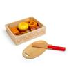 Bigjigs Toys Wooden Bread and Pastries Play Food Crate - Quality Toy Food for Toddlers & Children, Perfect Kids Wooden Kitchen Accessories for Pretend Play view 1