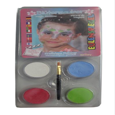 Set of 6 Owl Mirror with Magic Blossom Design 4 Colours and a Brush