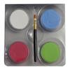 Set of 6 Owl Mirror with Magic Blossom Design 4 Colours and a Brush view 3